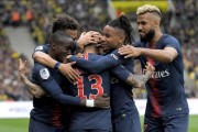法甲联赛：巴黎圣日耳曼 1-0 小胜南特，姆巴佩制胜球开启新赛季